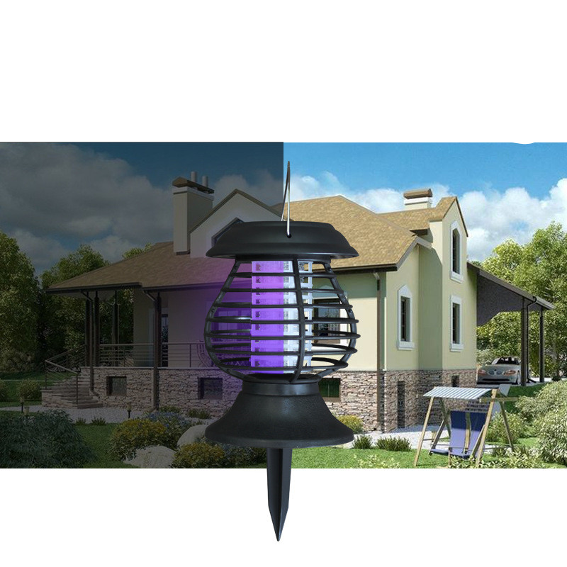 SolarGuard Mückenlampe – Solar LED Insektenschutz für Außen