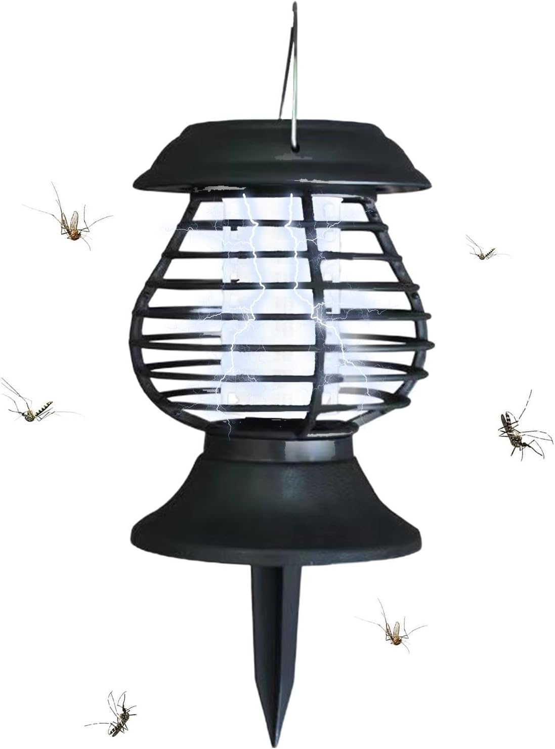 SolarGuard Mückenlampe – Solar LED Insektenschutz für Außen