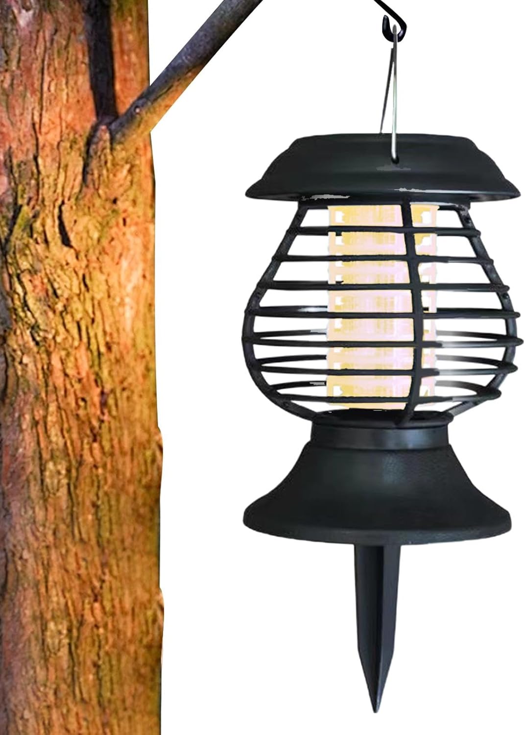 SolarGuard Mückenlampe – Solar LED Insektenschutz für Außen