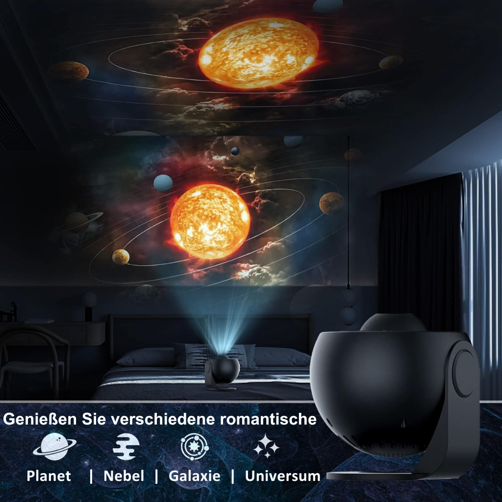 GalaxySky – HD-Galaxie-Projektionen mit automatischem Timer