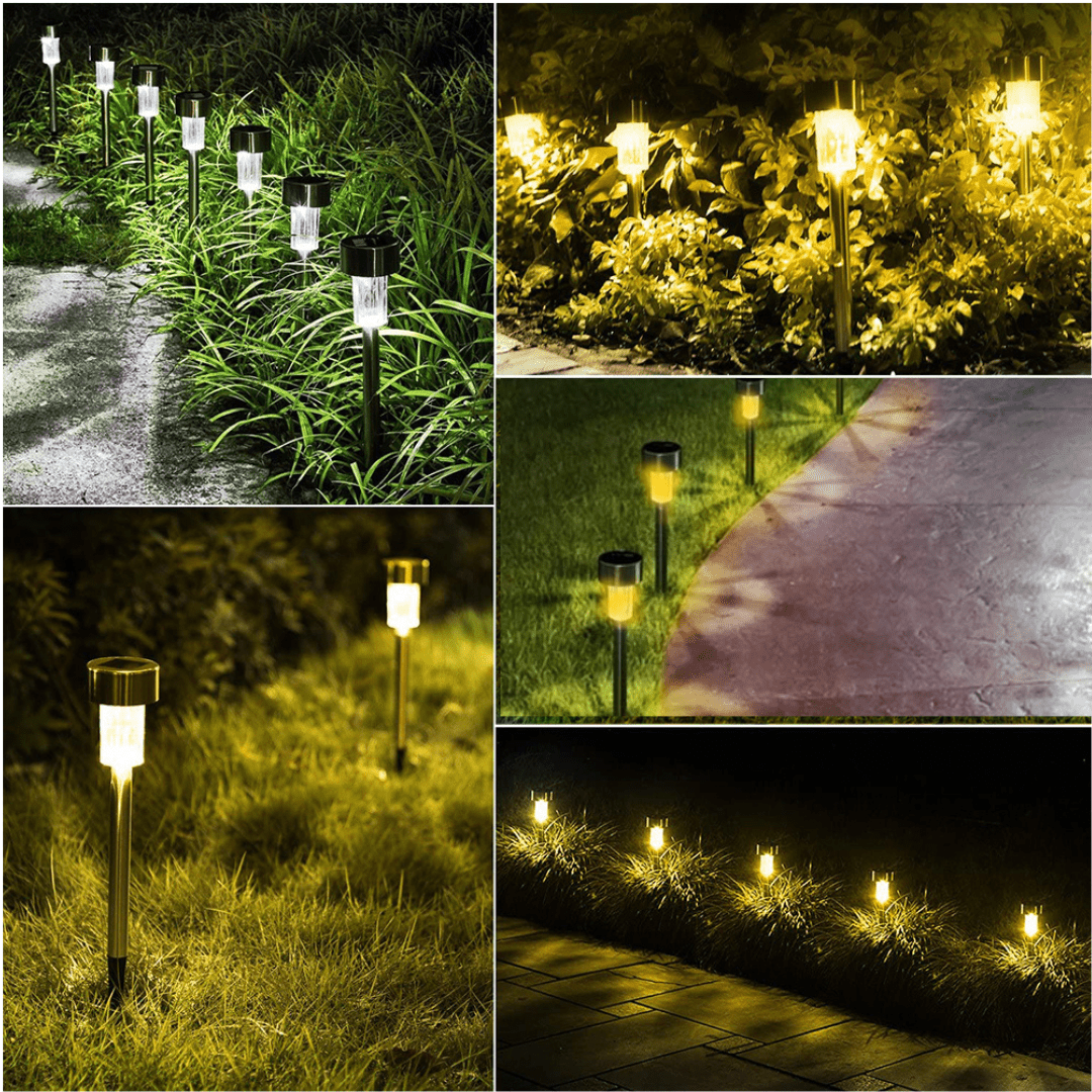 Solar-LED-Lampe für den Garten – Wetterfest, Energieeffizient mit Integriertem Lichtsensor