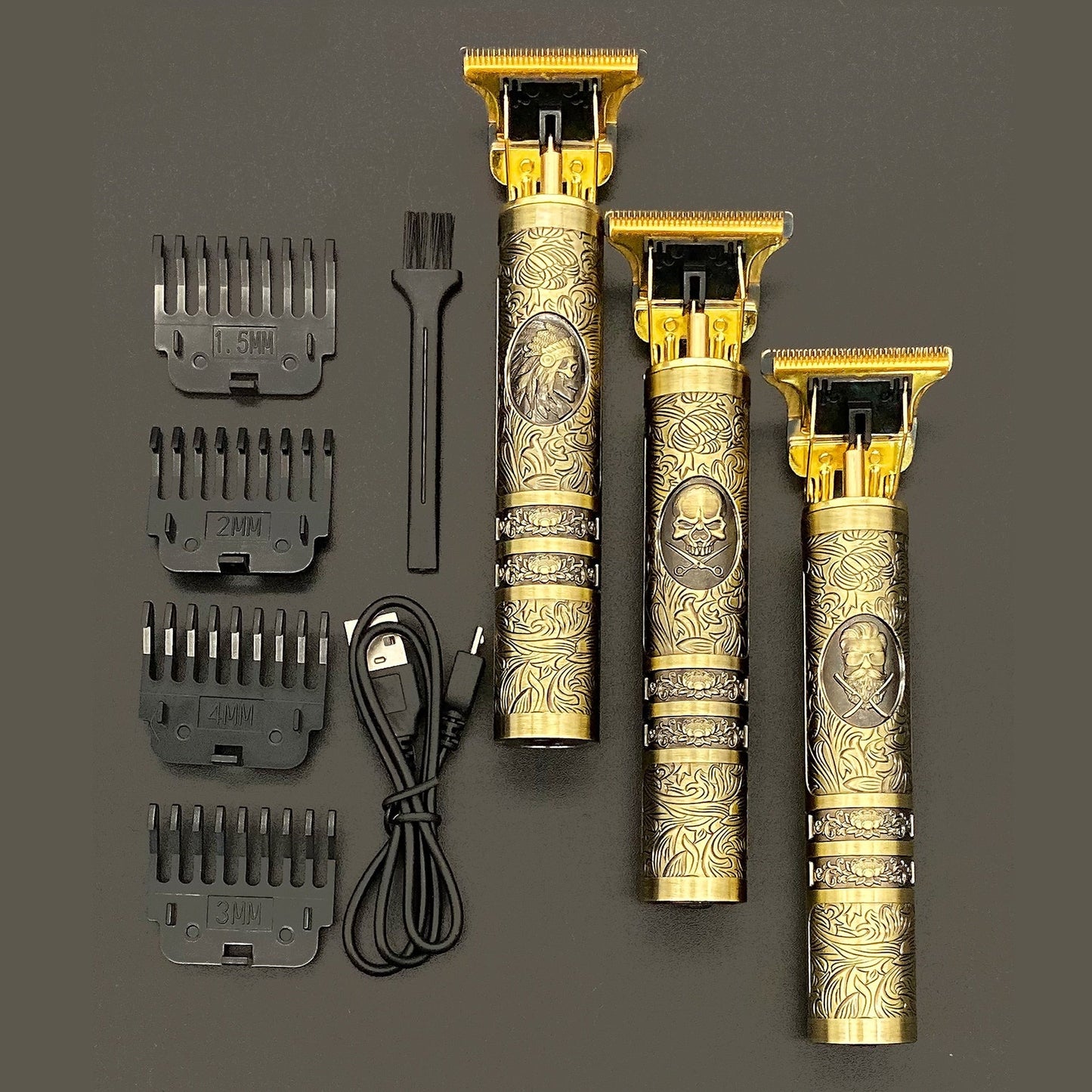 Skulltrim Barttrimmer - Wiederaufladbarer Haartrimmer mit Präziser Schneidetechnologie, Wasserdicht & Leistungsstark-2