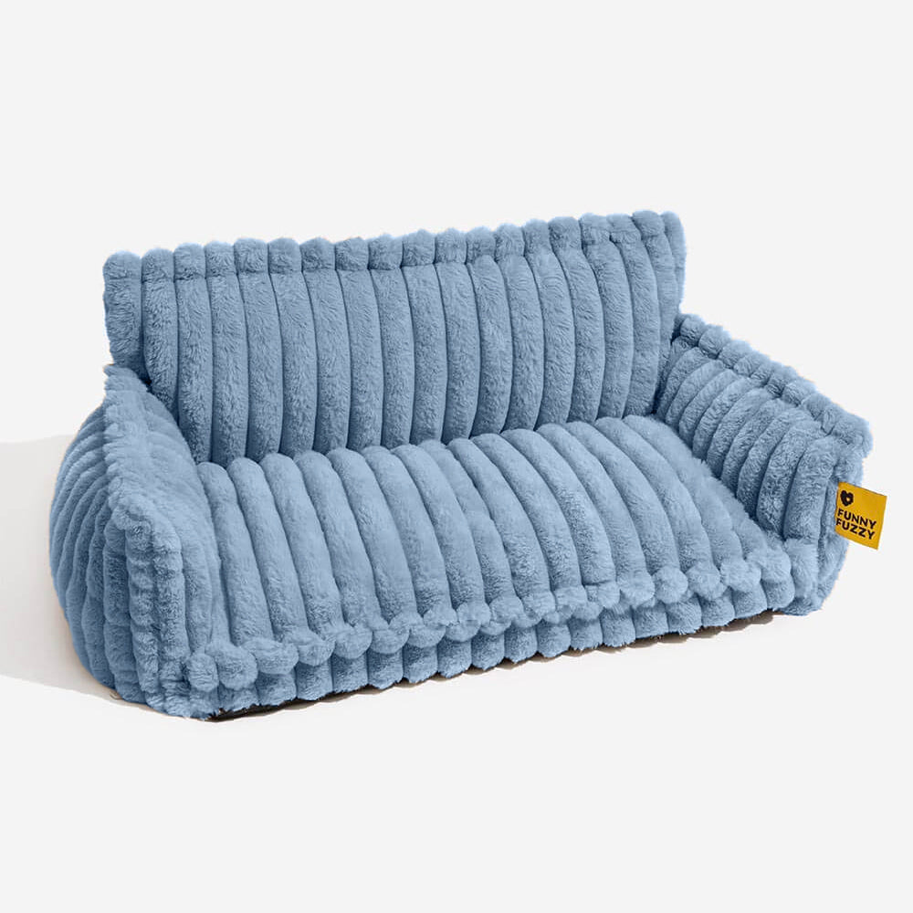 Snoozy Dream – Orthopädisches Hundekissen mit Nackenstütze & flauschigem Komfort