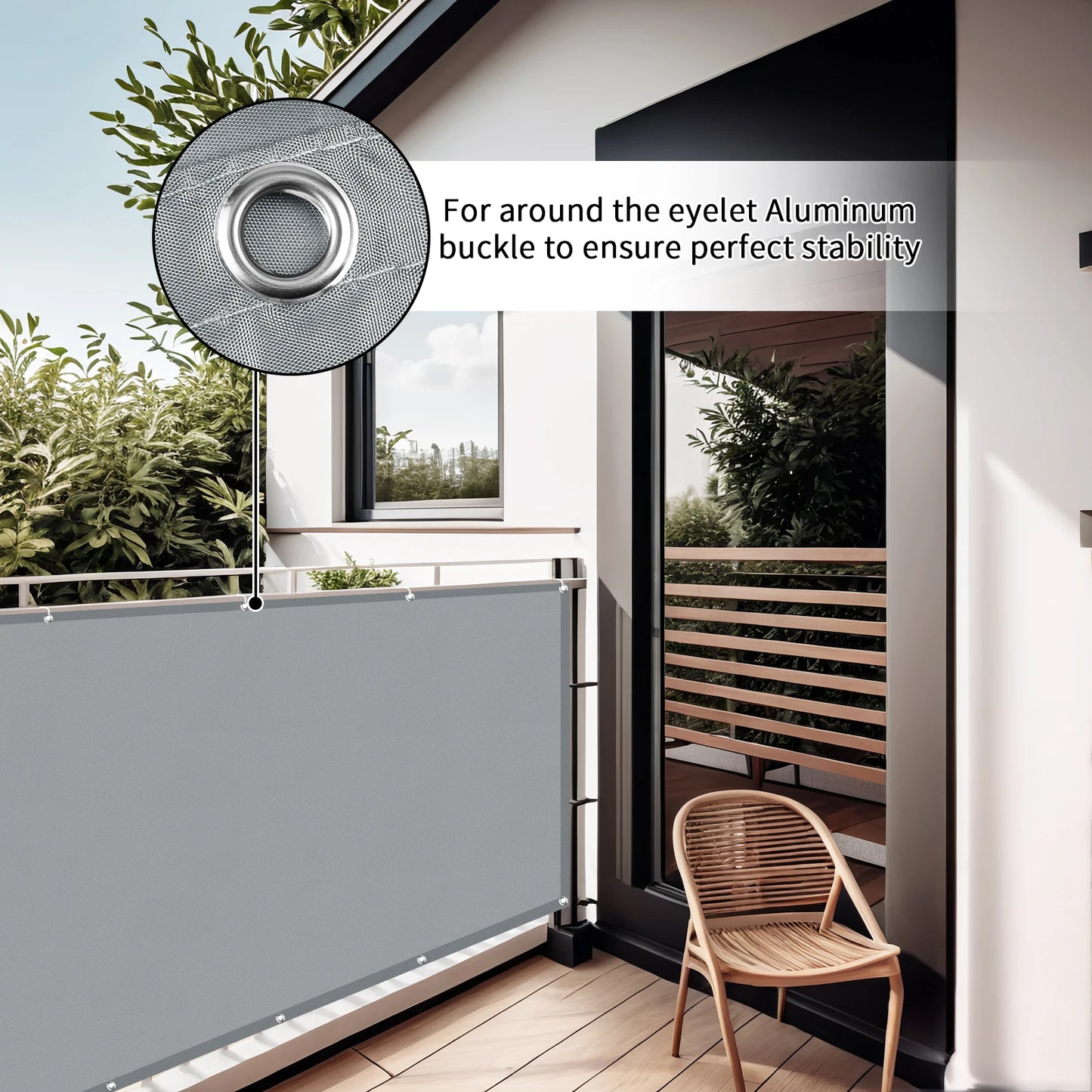 GardenGuard Sichtschutz – UV- und wasserdichte Zaunabdeckung