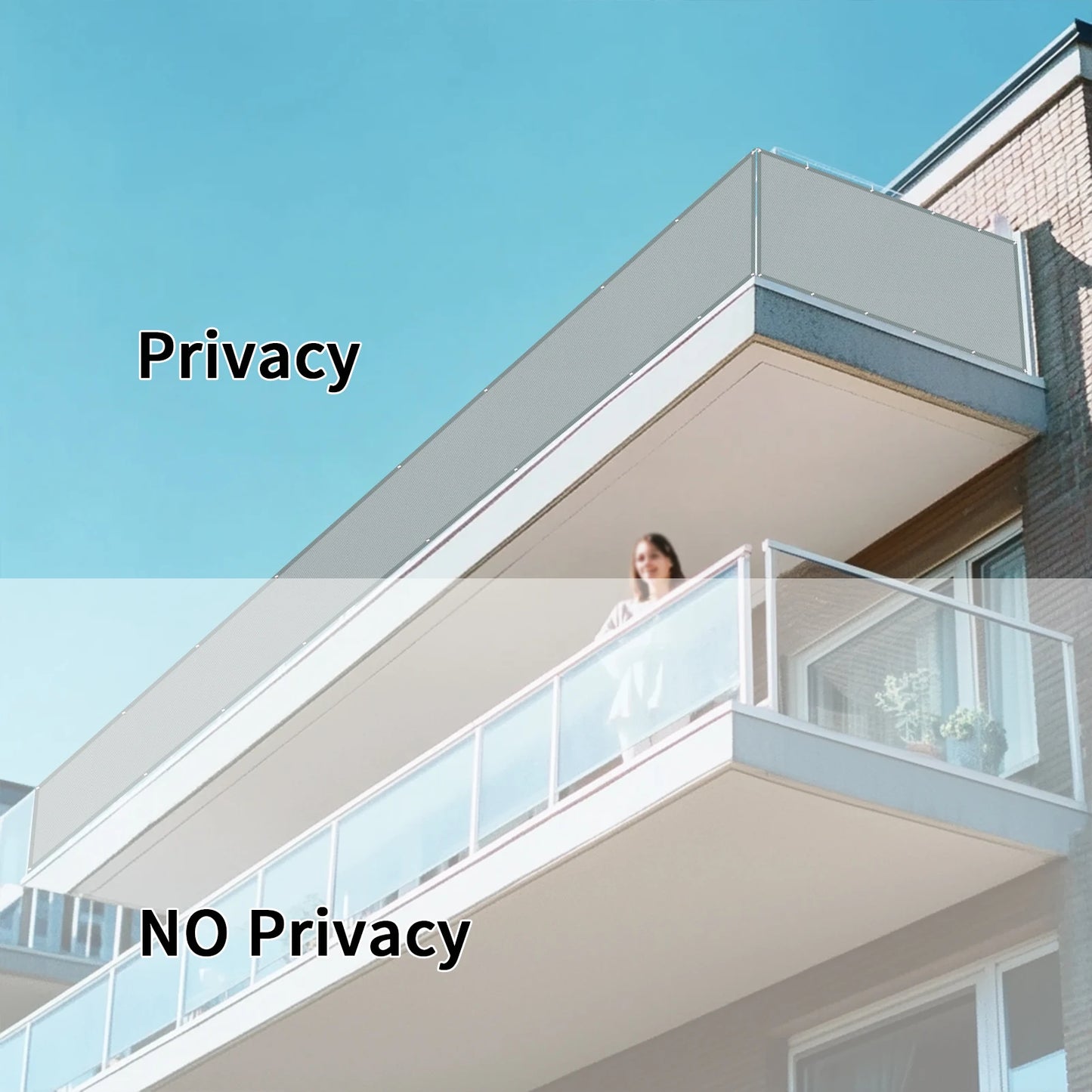 GardenGuard Sichtschutz – UV- und wasserdichte Zaunabdeckung