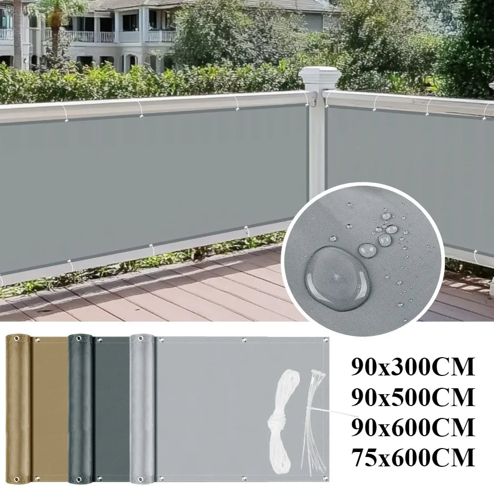 GardenGuard Sichtschutz – UV- und wasserdichte Zaunabdeckung