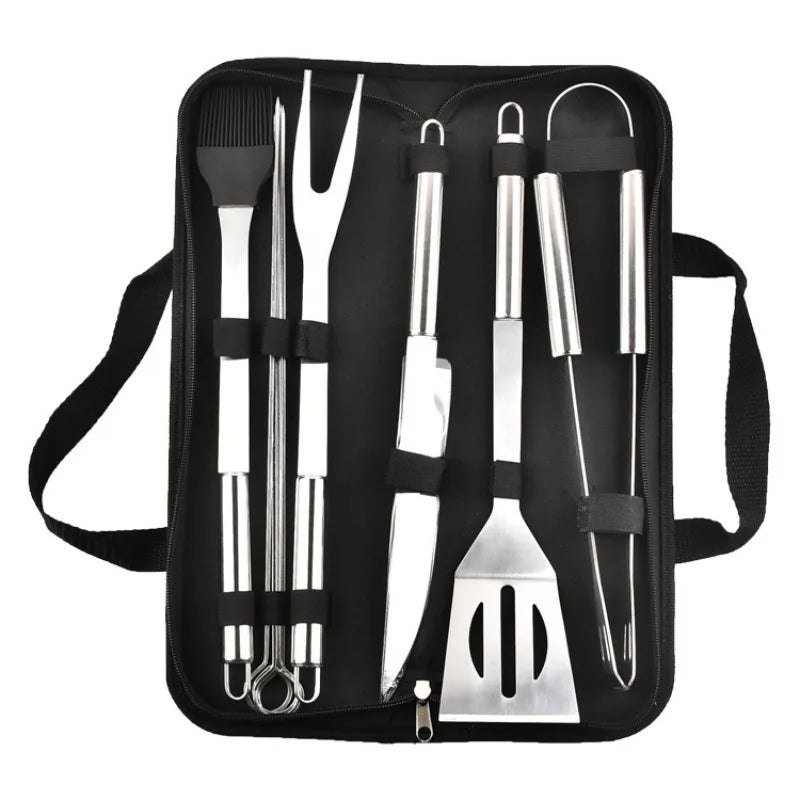 GrillMaster Edelstahl-Utensilienset – Premium Grillwerkzeuge für den Außenbereich