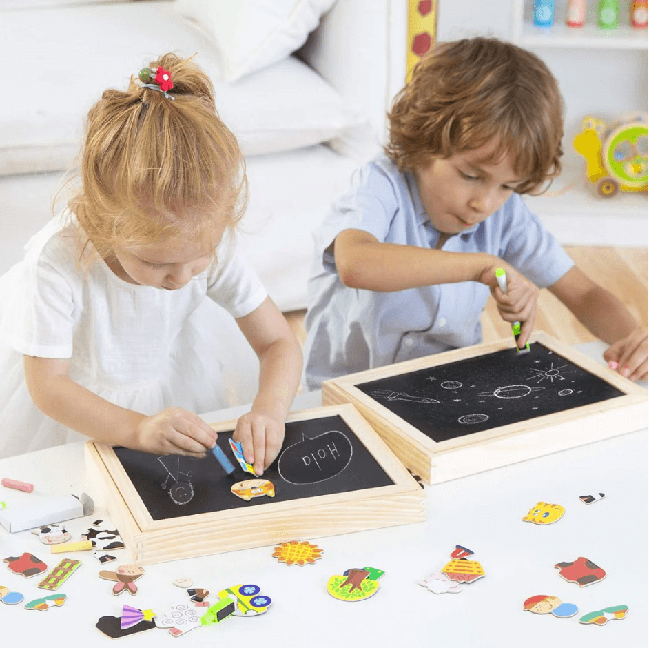 Kreativechalk -Board - Magnetic Two -Side -Kinderbrett-4
