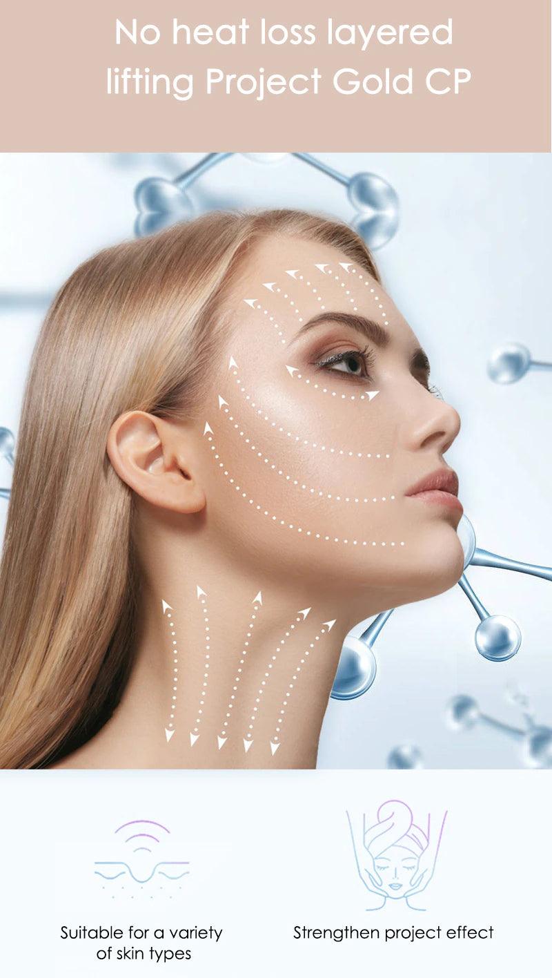 Professionelles Gesichtsmassagegerät mit Mikroströmung für straffere Haut-6