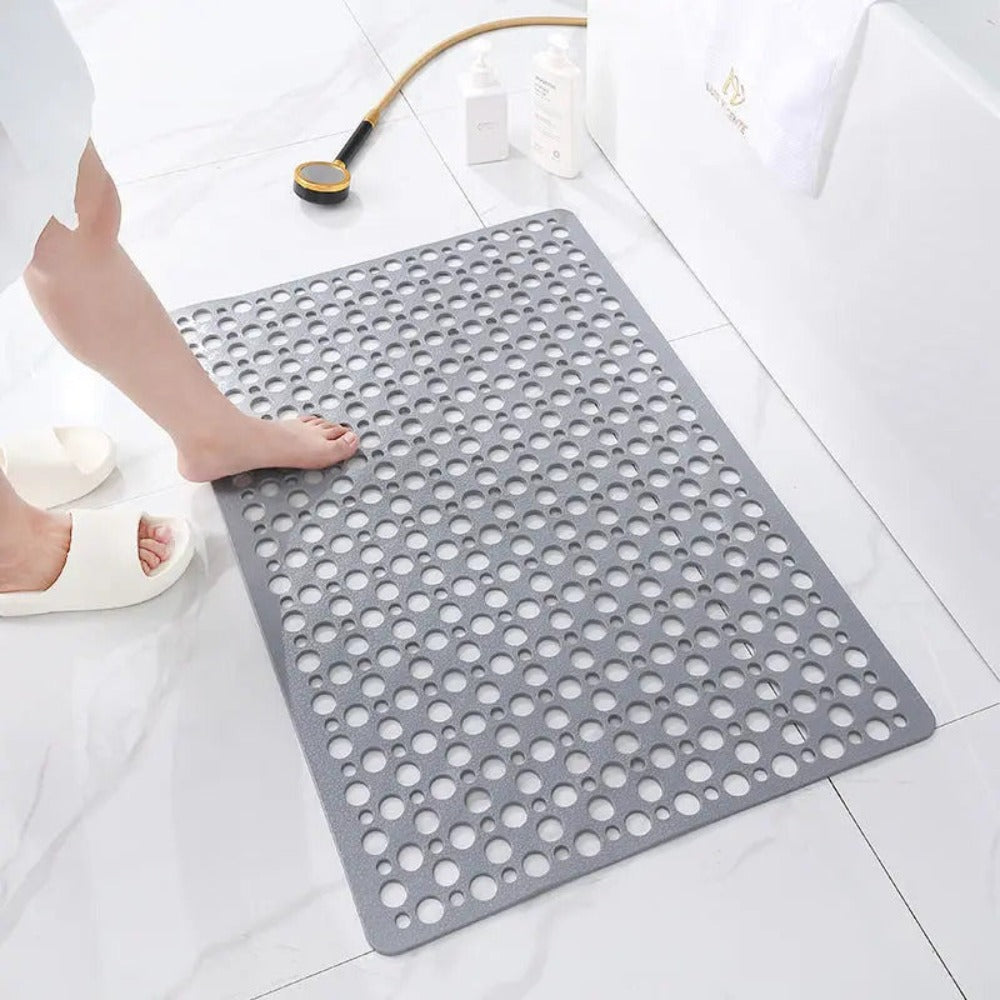 Rutschfeste Duschmatte für Senioren – Antirutschmatte Dusche mit Hygieneschutz und Saugbechern-3