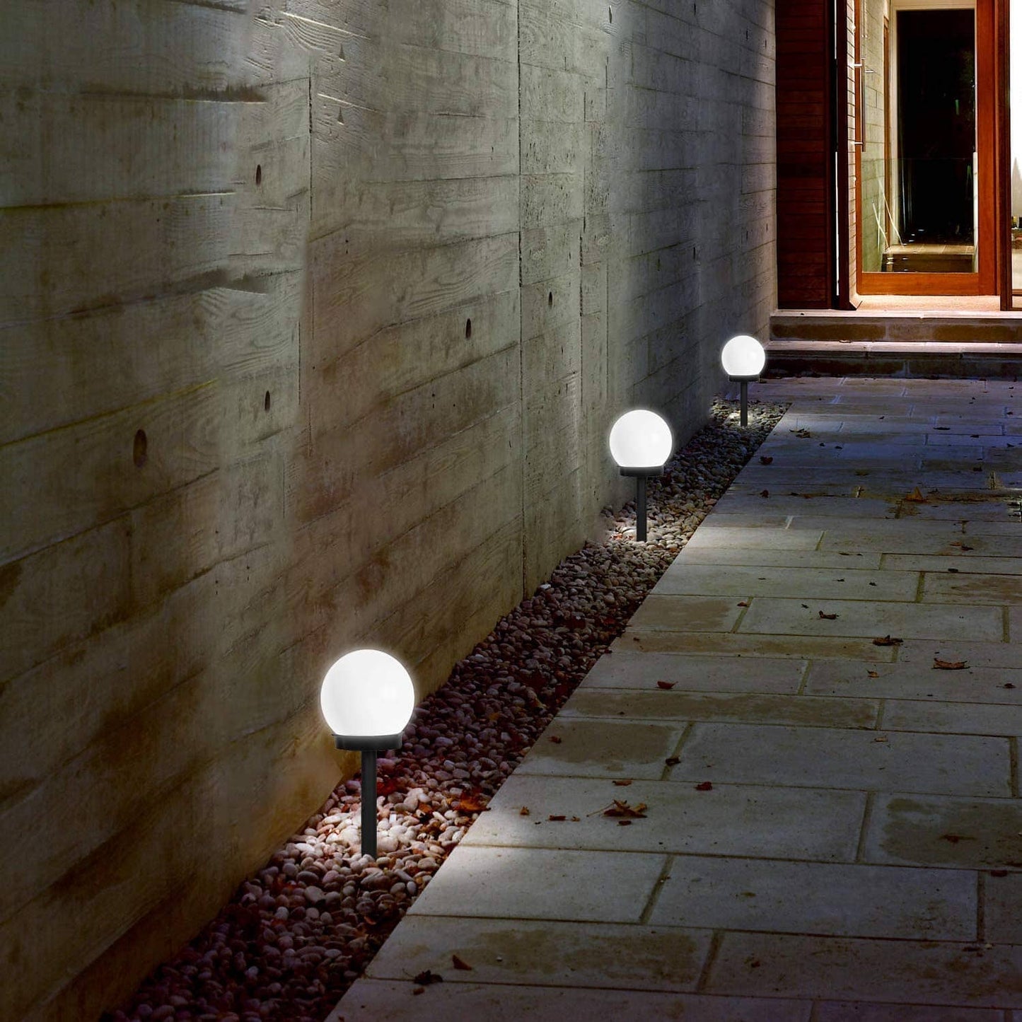 Runde LED-Solargartenleuchte – Energieeffiziente und Stilvolle Gartenbeleuchtung mit Automatischer Lichtsteuerung