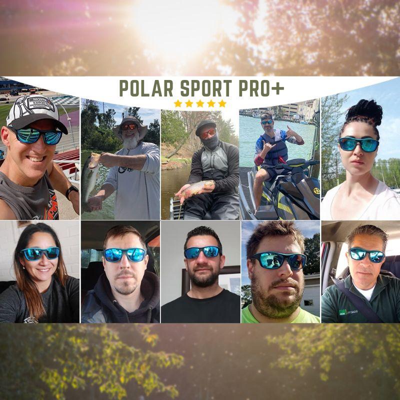 Polarisierte Sonnenbrille mit 100% UV-Schutz und kratzfesten Linsen für Herren und Damen-4