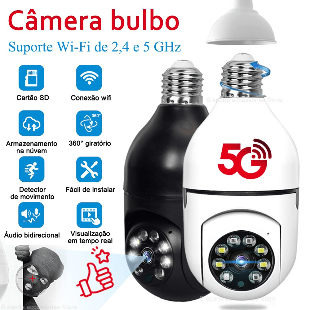 Intelligente Sicherheitskamera mit 360° Überwachung und WLAN-Funktion