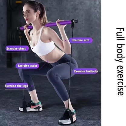 Pilatescore Bar Set – Tragbares Pilates Trainingsgerät mit Widerstandsbändern