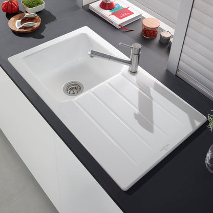 Architectura 50 Keramik-Waschbecken – Robust & Elegant in Chromit für jedes Bad