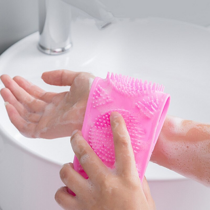 Massage Pinsel Pro - Intensives Körperpeeling Für Strahlende Haut, Silikon, Hygienisch-5