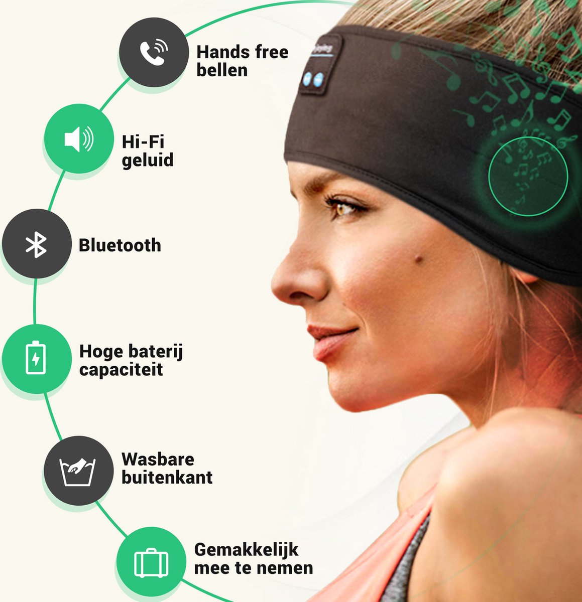 Sleepwave - Smart Bluetooth Schlafband Mit Musikfunktion Für Erholsamen Schlaf-3