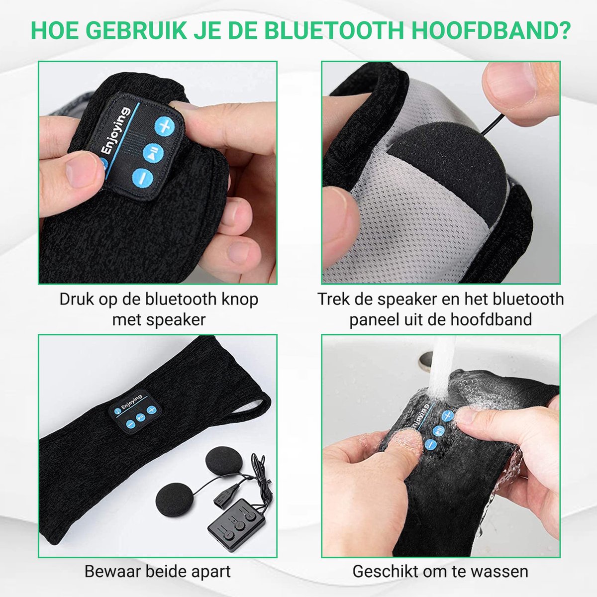 Sleepwave - Smart Bluetooth Schlafband Mit Musikfunktion Für Erholsamen Schlaf-5