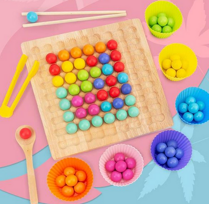  Colormatch - Kreatives Perlensortierspiel zum Zählen-2