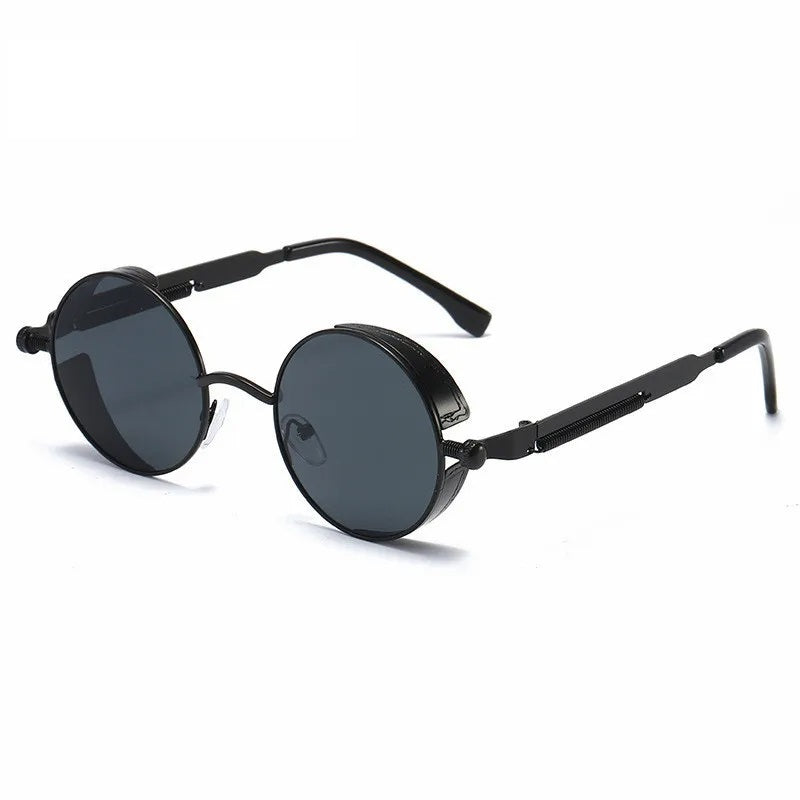 Variant image for Vintage Runde Sonnenbrille mit UV400 Schutz für Herren und Damen - Stilvoller Rahmen-1