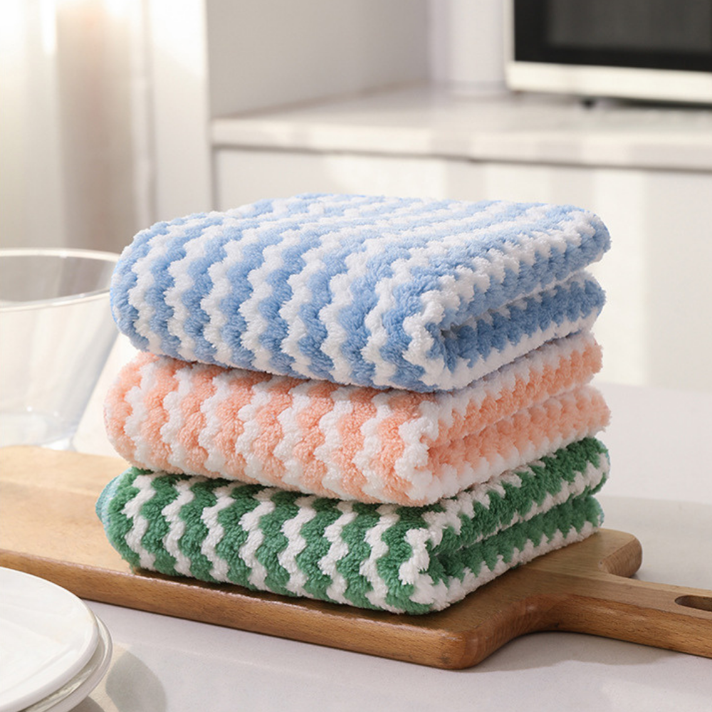 Mikrofaser Reinigungstücher - Hochabsorbierende, Wiederverwendbare Tücher für Sauberkeit-3