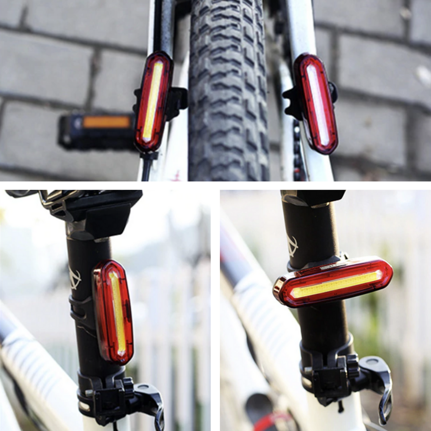 Wiederaufladbares Fahrradlicht LED - Breiter Lichtstrahl, 360° drehbar, USB-ladbar, Wetterfest-6