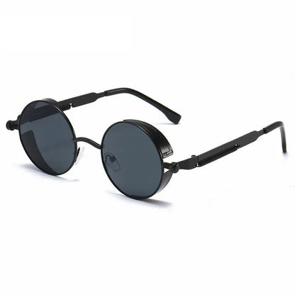 Vintage Runde Sonnenbrille mit UV400 Schutz für Herren und Damen - Stilvoller Rahmen-2