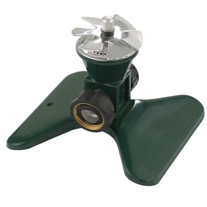 HydroSpin 360 Rasensprenger – Metall – 360° Garten