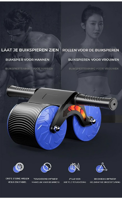 Variant image for Automatischer Bauchroller – Effektiver Bauchtrainer für Bauchroller Übungen mit Rückprallfunktion-1