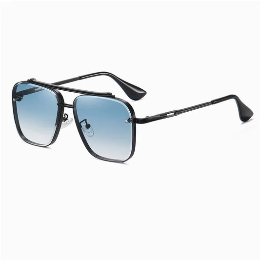 Zoltan Shades - Elegante Sonnenbrille Herren/Damen mit Farbverlauf und Metallrahmen-1