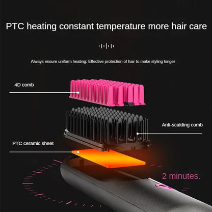 Tima Styler – Kabelloser Glättbürsten-Styler für glattes Haar überall