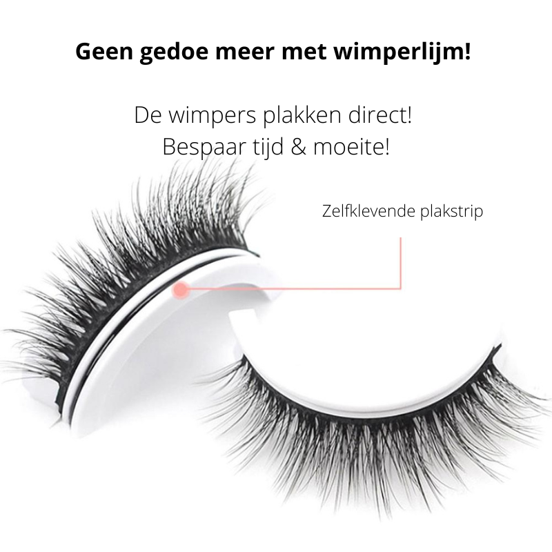 Selbstadhäsive Wimpern Wiederverwendbar - Dramatischer Look, 7 Styles, Einfaches Anbringen-4