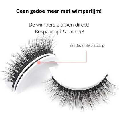 Selbstadhäsive Wimpern Wiederverwendbar - Dramatischer Look, 7 Styles, Einfaches Anbringen-4