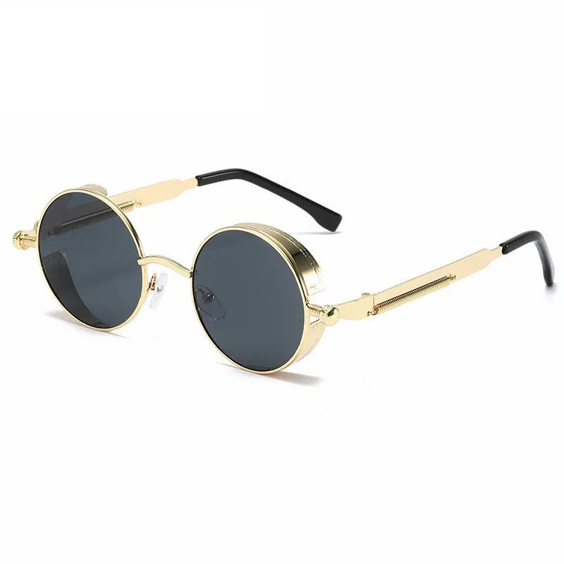 Variant image for Vintage Runde Sonnenbrille mit UV400 Schutz für Herren und Damen - Stilvoller Rahmen-2