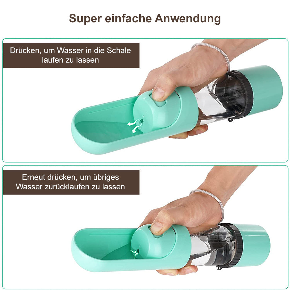 Pawbuddy - 2-in-1 Reisebecher für Hunde mit Futter- und Wasserschale, BPA-frei-4