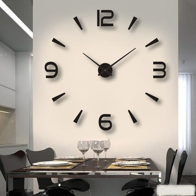 Große Wanduhr Modern 3D Design Acryl 40 cm 90 cm 120 cm-2
