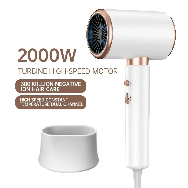 PowerGloss Haartrockner 2400W – Ionen-Technologie & Stylisches Design für jedes Haar