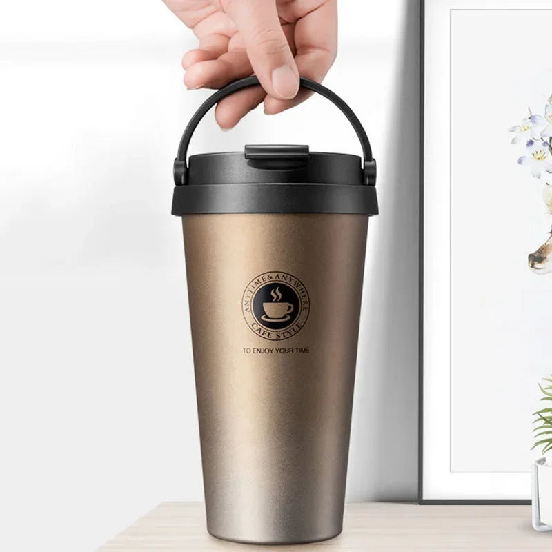 Thermasip - Isolierter Edelstahl Reisebecher für Heiß- und Kaltgetränke, 500 ml-6