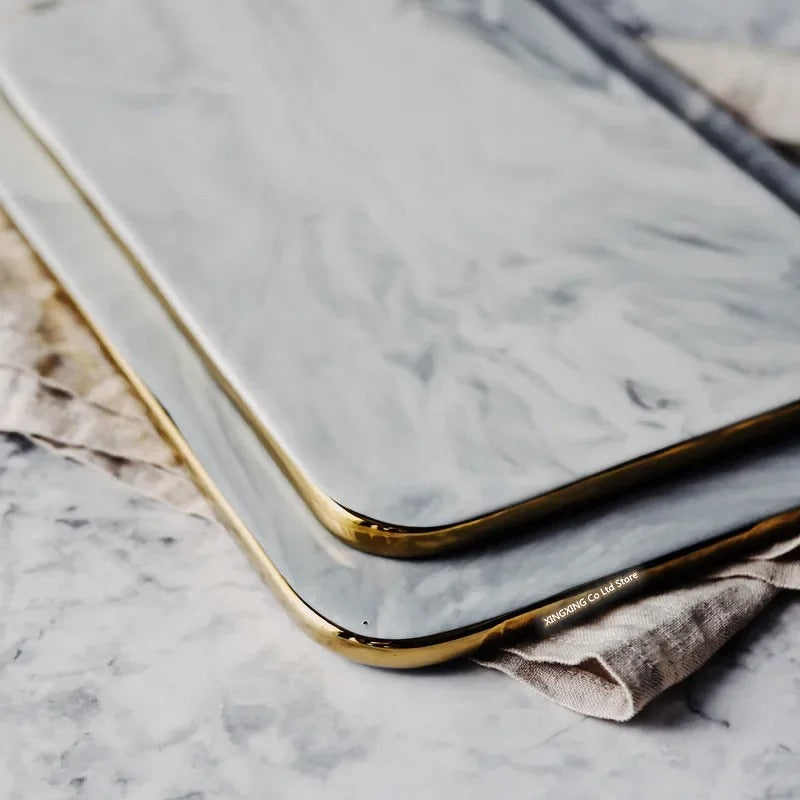 StoneEdge Marmor Schneidebrett – Elegant & Funktional für Schneiden und Servieren