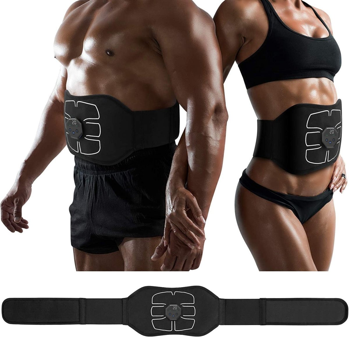Flextone Sculpt - EMS Bauchmuskeltrainer Gerät für Effektives Training in 15 Minuten-4