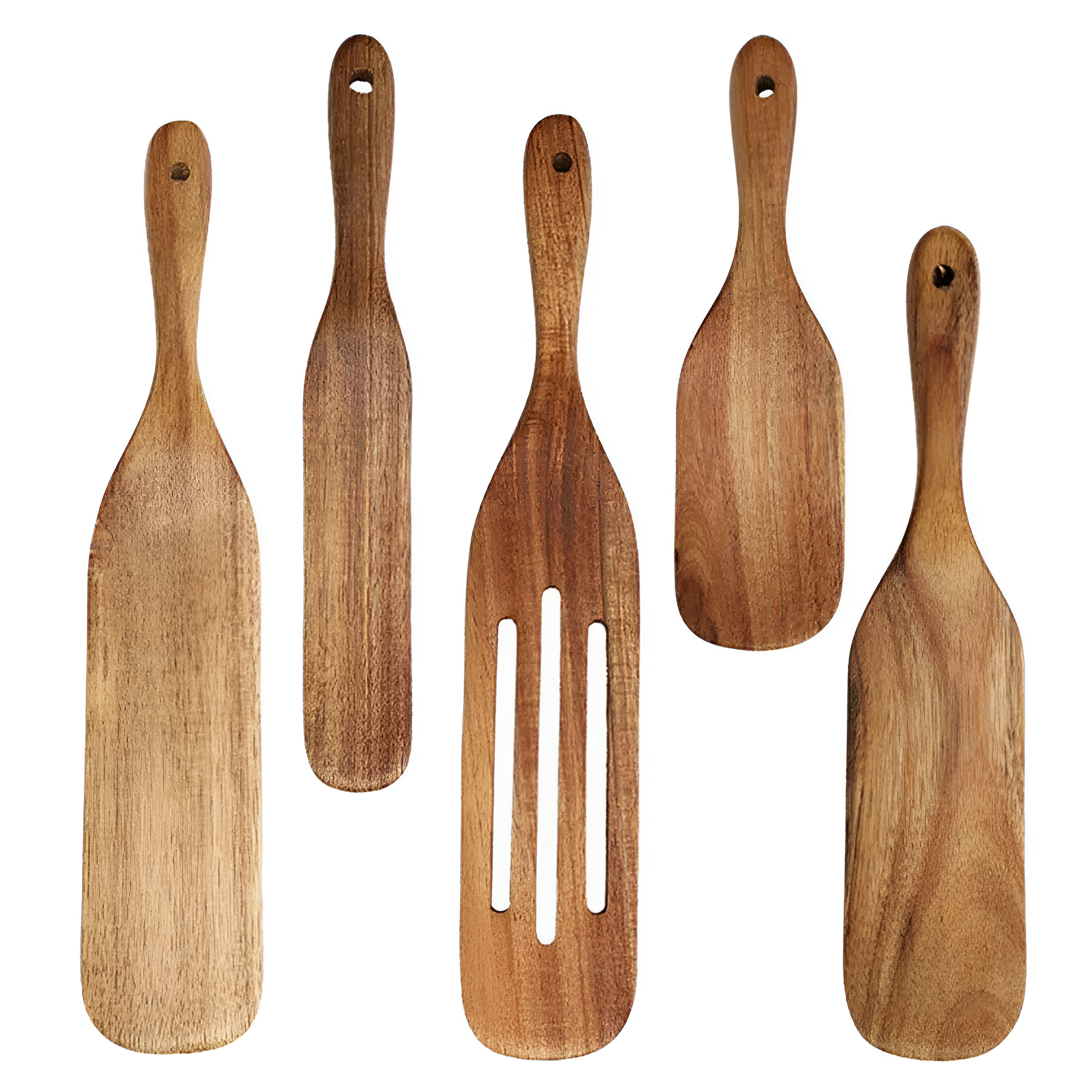 Holzpfannenwender Set Küchengeräte-6