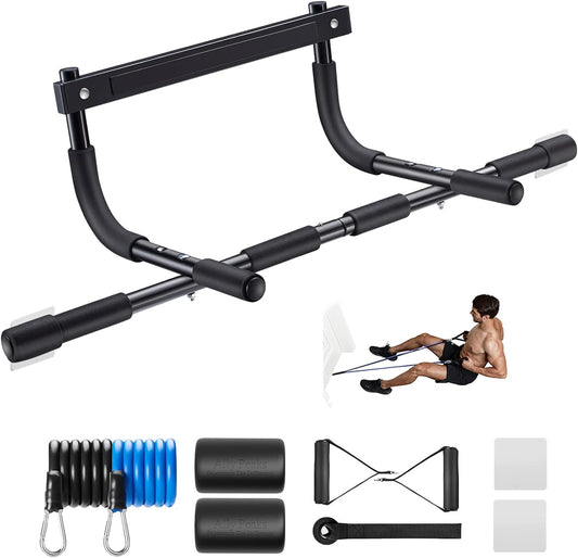 PowerGrip Klimmzugstange Türrahmen - Hochwertiger Stahl, 200 kg Tragkraft, Vielseitiges Design-1