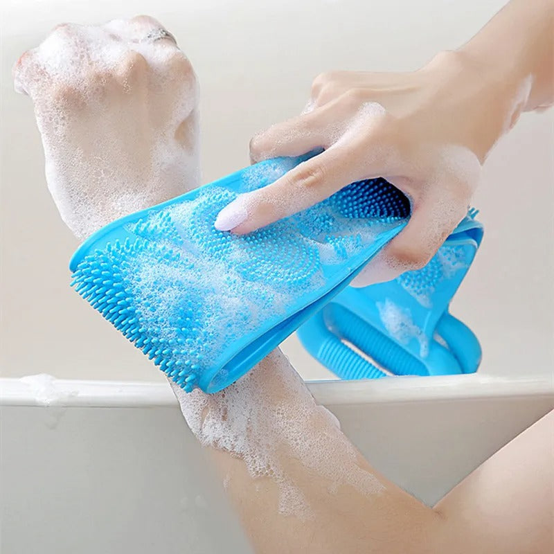 Massage Pinsel Pro – Silikon-Körperpeeling für glatte & strahlende Haut