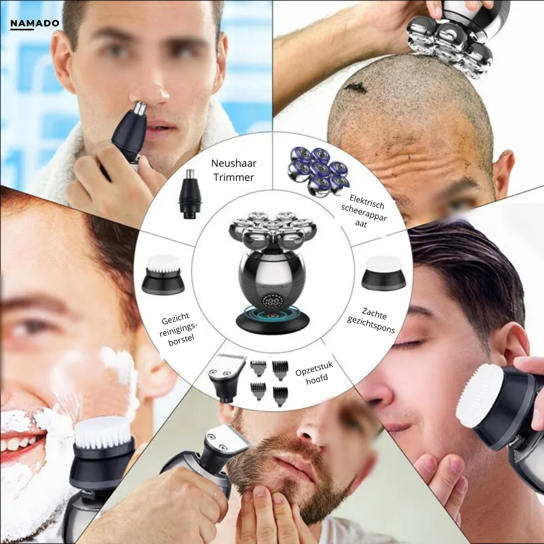 Flexishave Pro - 7D Rasierer Herren & Damen, Wasserdicht, Reizfrei, Ergonomisch-5