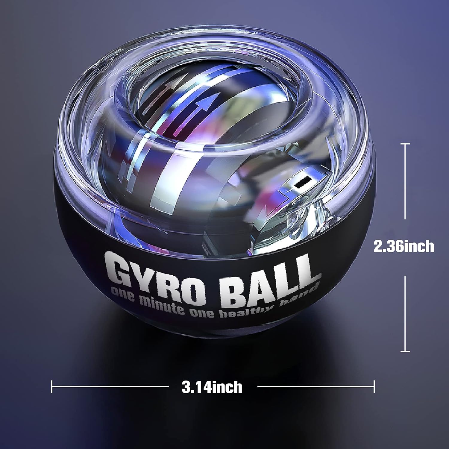 Gyropower Unterarmtrainer - Selbststartender Poltraster mit gyroskopischem Widerstand für effektives Griffkrafttraining-5