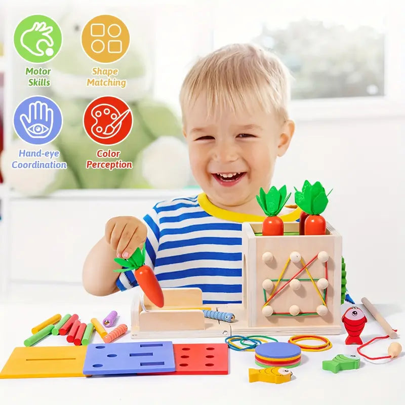 Kreativ 8-in-1 Montessori spielen setzte für abenteuerliche Babys-4