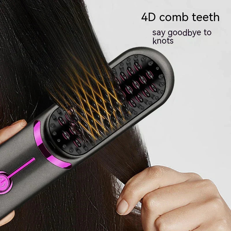 Tima Haarstyler - Drahtloser Styler Pinsel für Glattes Haar, Schnell Aufheizend, Tragbar-5