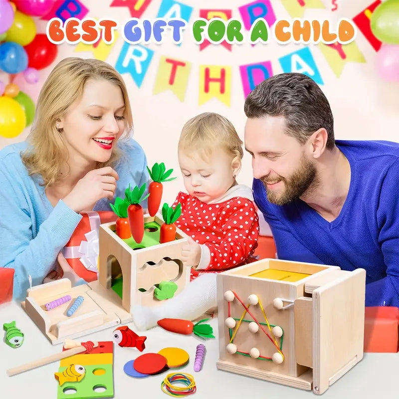Kreativ 8-in-1 Montessori spielen setzte für abenteuerliche Babys-3
