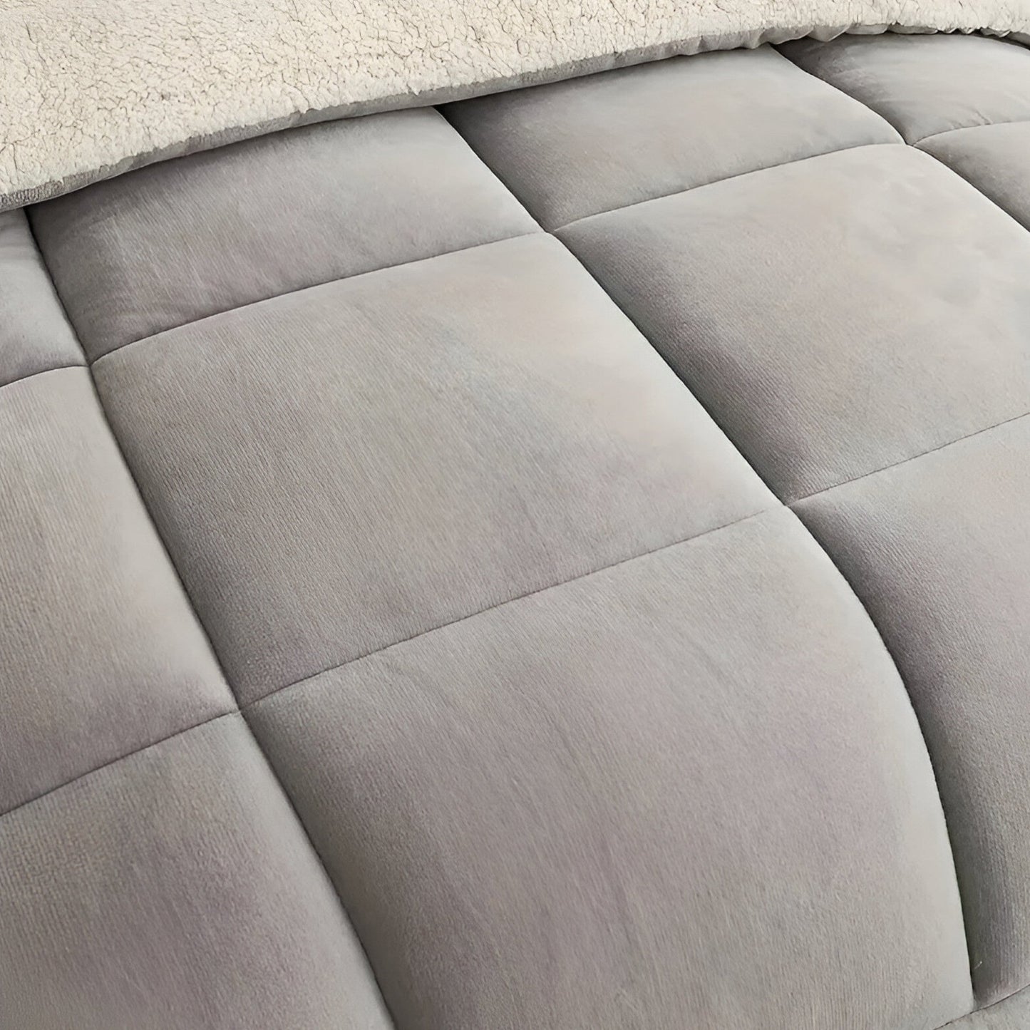 Kuscheldecke 135x200 – Doppelseitige Bettdecke aus Milch-Samt und Lambwool für ultimativen Schlafkomfort-6
