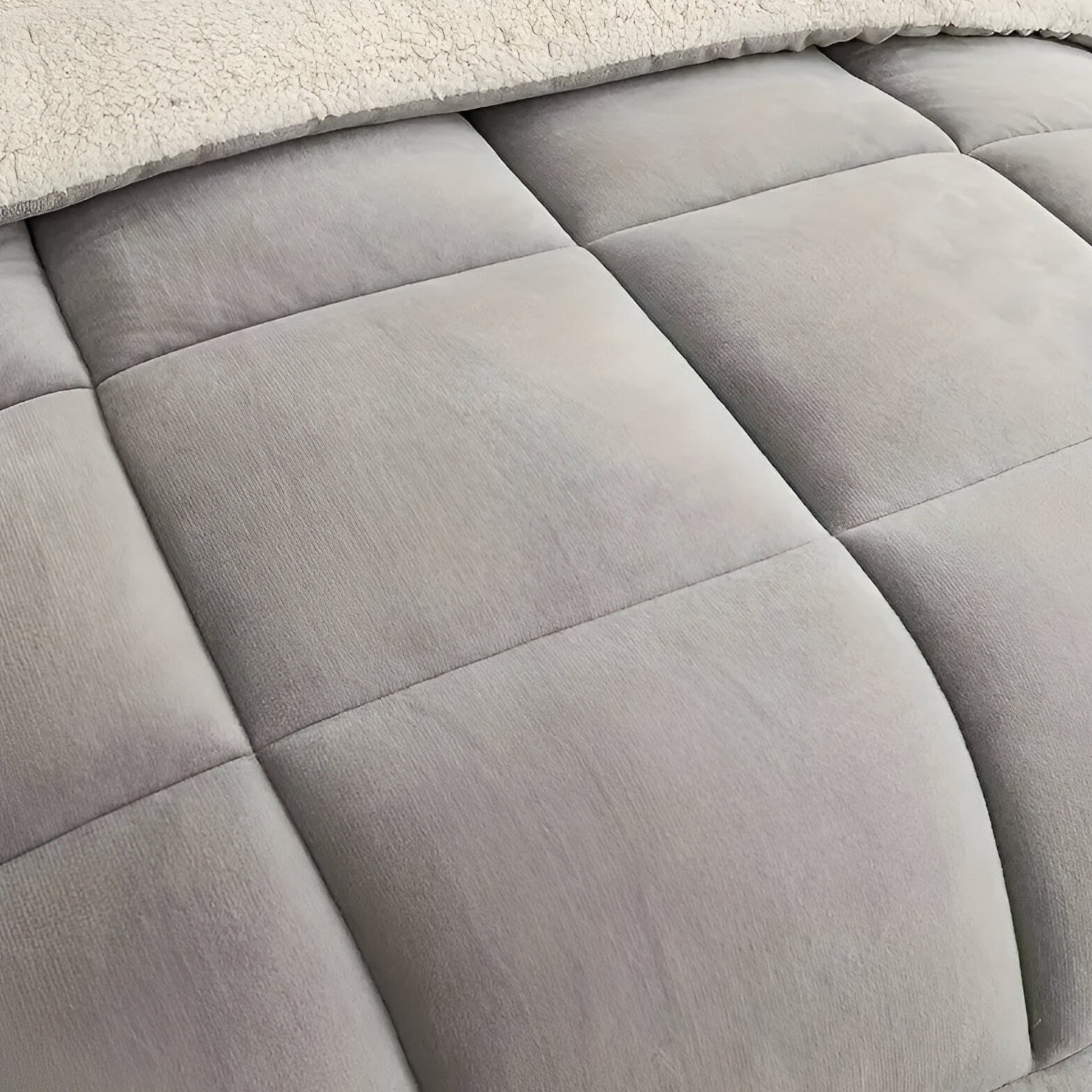 Kuscheldecke 135x200 – Doppelseitige Bettdecke aus Milch-Samt und Lambwool für ultimativen Schlafkomfort-6